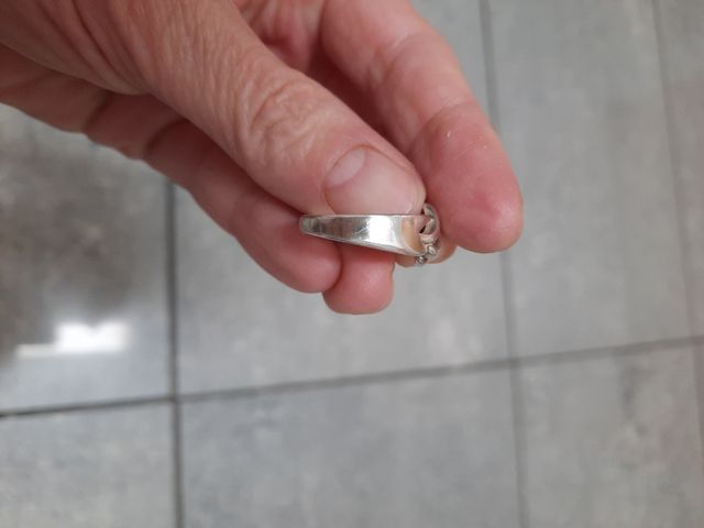 Anillo plata auténtica