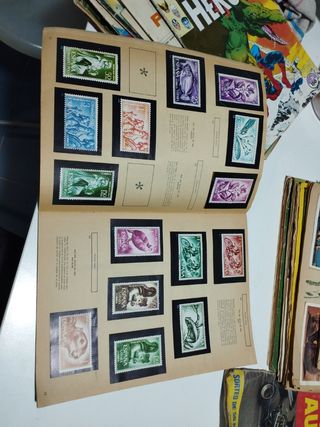 Colección cromos sello Español 