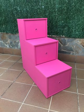 Mueble Escalera cajonera 3 cajones almacenaje