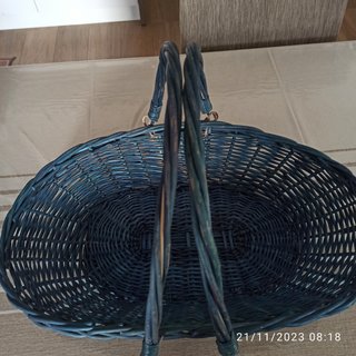 Cesta vintage con manici