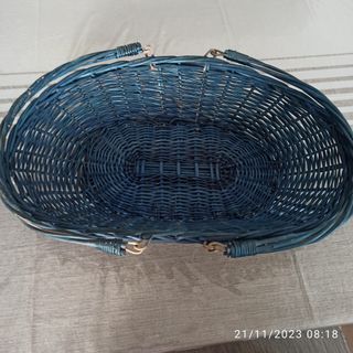Cesta vintage con manici
