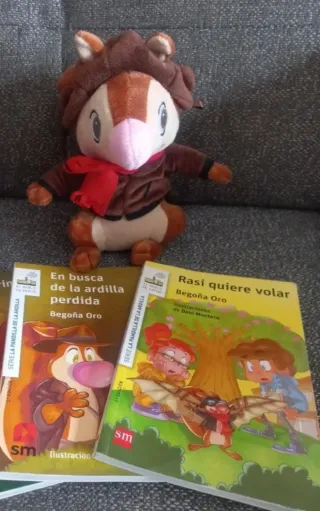 Pack peluche y 2 libros de Rasi