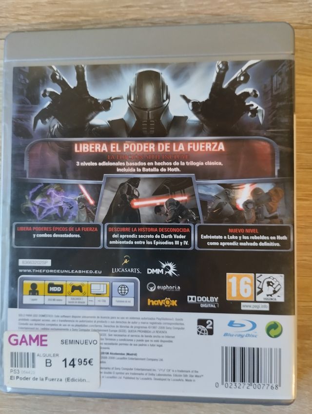PS3 el Poder de la Fuerza