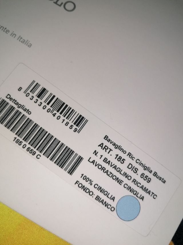 Bavaglino Ciniglia Neonato