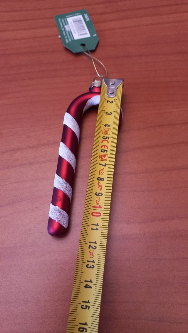 bastoncino natalizio da appendere