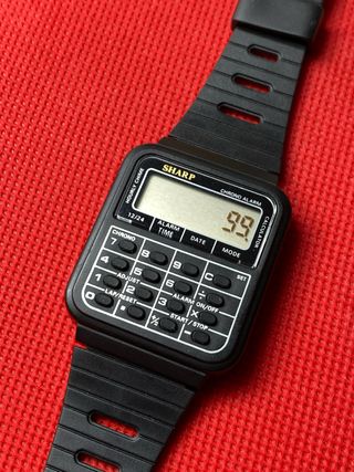 RELOJ CALCULADORA SHARP NUEVO AÑOS 80/90