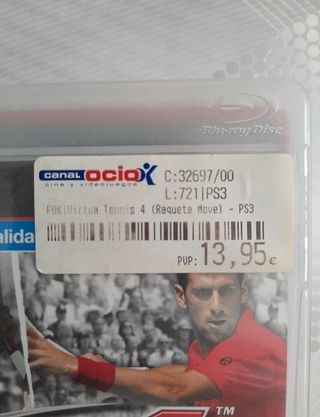 OFERTA"NUEVO" 2 Raquetas tenis PS3