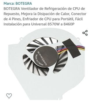 Ventilador para portátil, refrigeración.