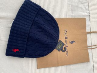 Gorro “Polo Ralph Lauren”  lana tejida en ochos 
