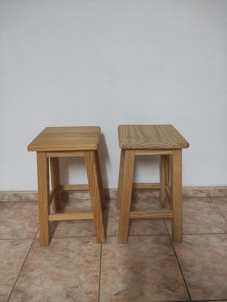 Banquetas madera