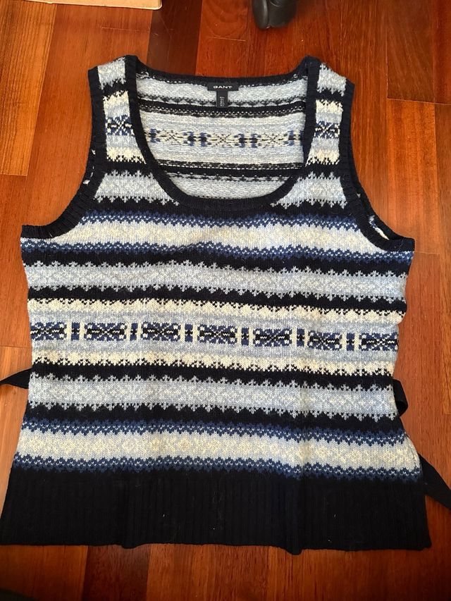 chaleco 100%lana gant mujer