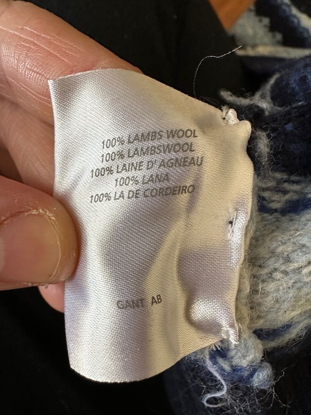 chaleco 100%lana gant mujer