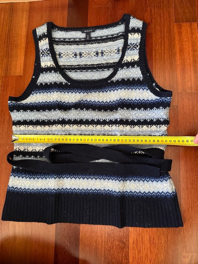 chaleco 100%lana gant mujer