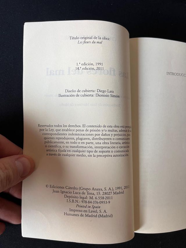 Las Flores del Mal Charles Baudelaire Ed Bilingue