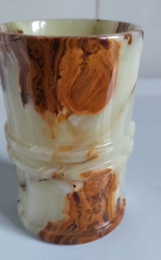 Conjunto vasos en piedra