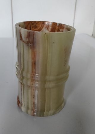 Conjunto vasos en piedra