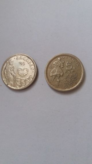 Monedas españolas/ 5 pesetas 