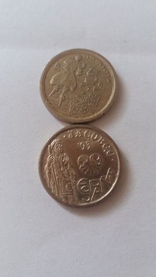 Monedas españolas/ 5 pesetas 