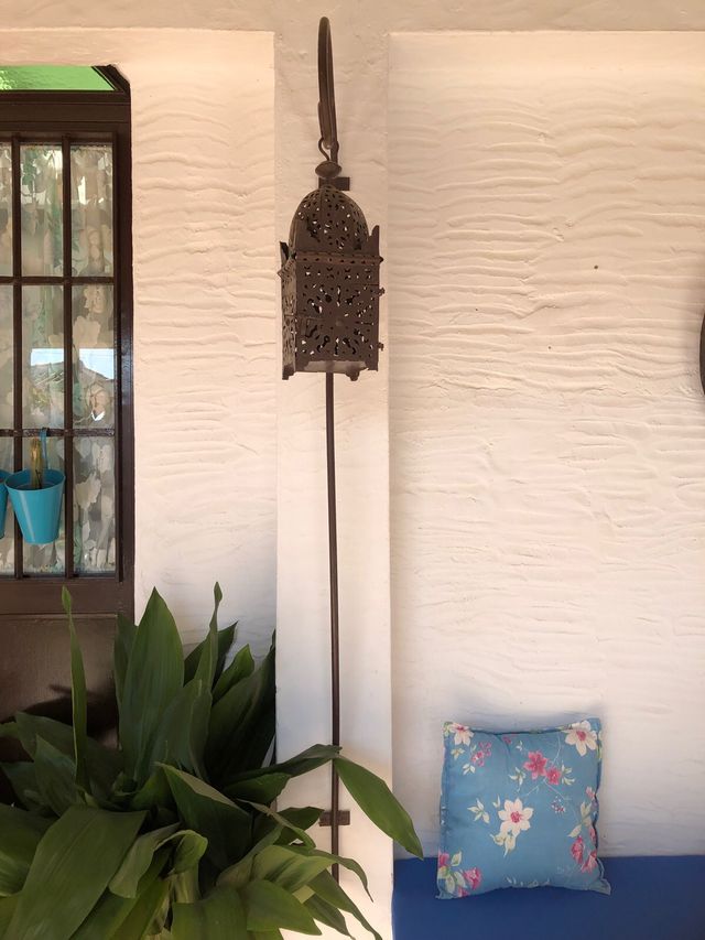 farol en metal estilo marroqui