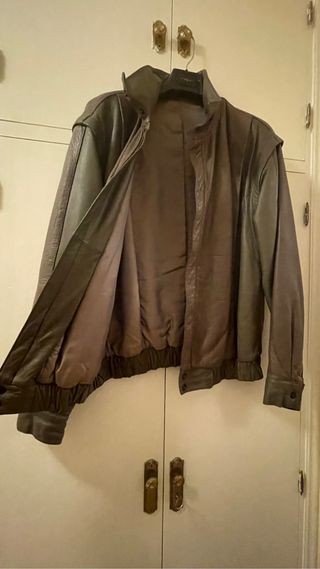 Cazadora Cuero Hombre talla 52