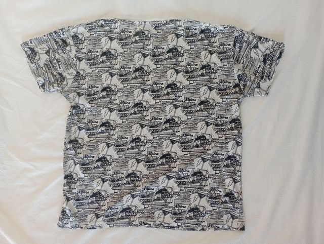 Camiseta manga corta estampada