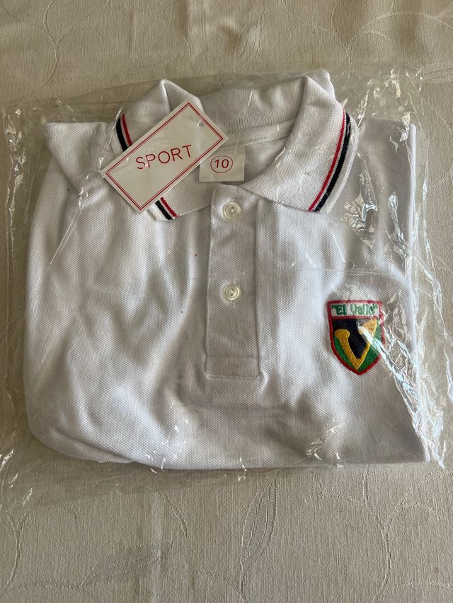 camiseta colegio Valle talle 10 años
