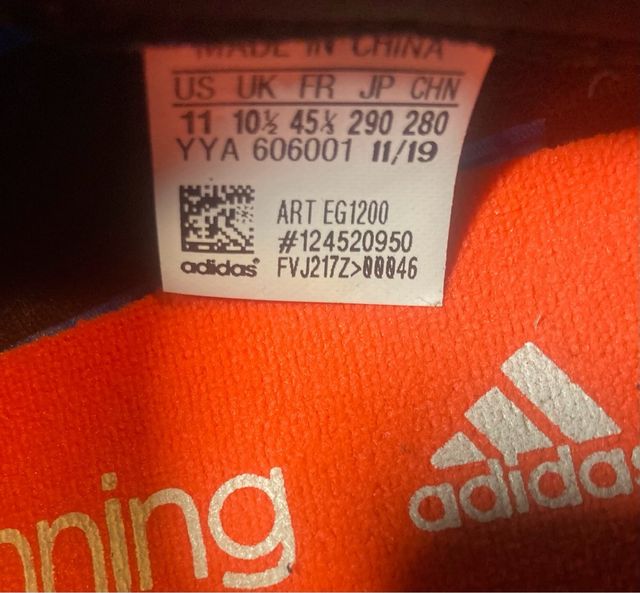 zapatillas clavos 45 de competición adidas