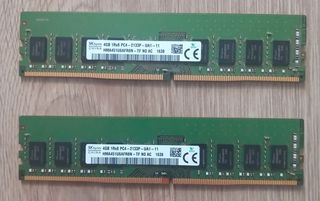 TARJETAS MEMORIA RAM 2ud x 4GB SK Hynix