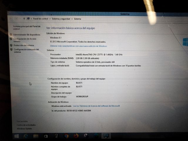 portatil Asus T100TA-DK066H W8.1 pantalla 10.1