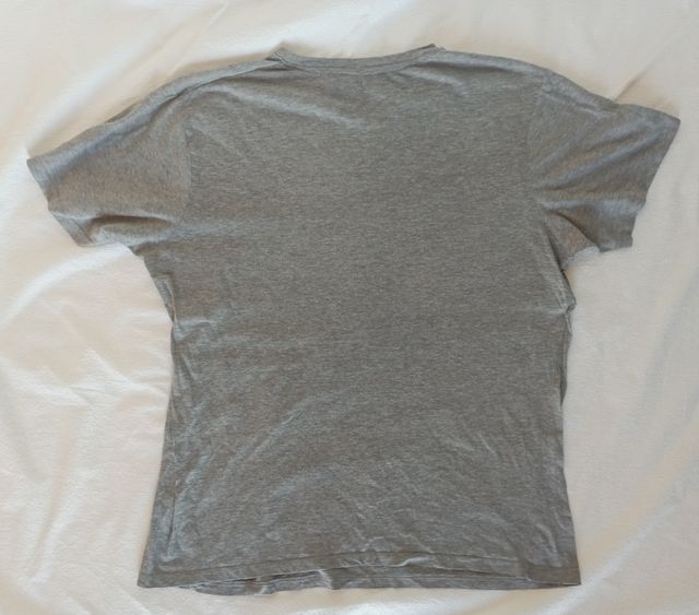 Camiseta manga corta gris
