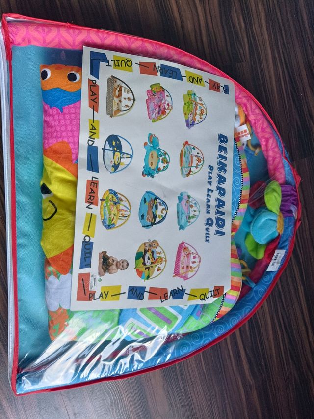 Manta y gimnasio para bebes