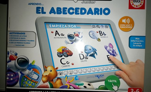 50% mas barato. Tablet APRENDO EL ABECEDARIO EDUCA