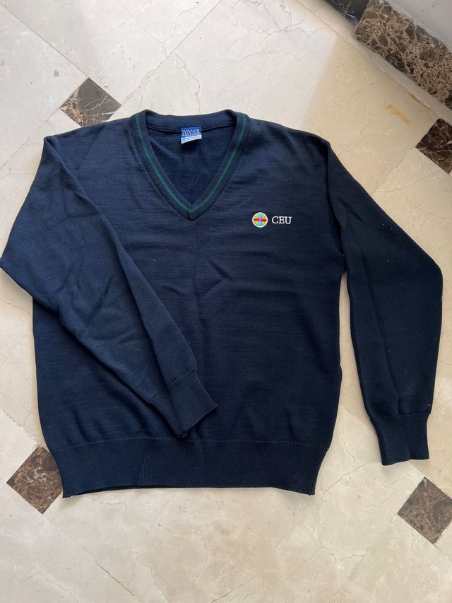 jersey azul de CEU 14 años