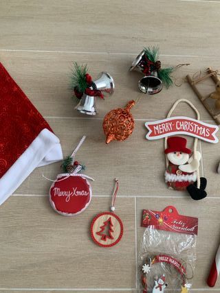 Decoración navidad árbol y puerta