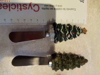 Coltelli da patè. Natale.