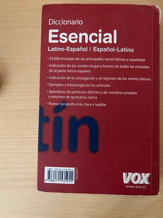 Diccionario latín 