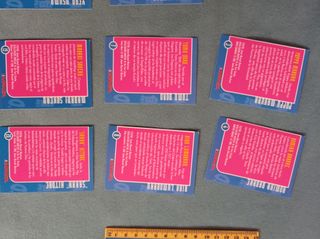 12 cards de la revista super manga de 1995