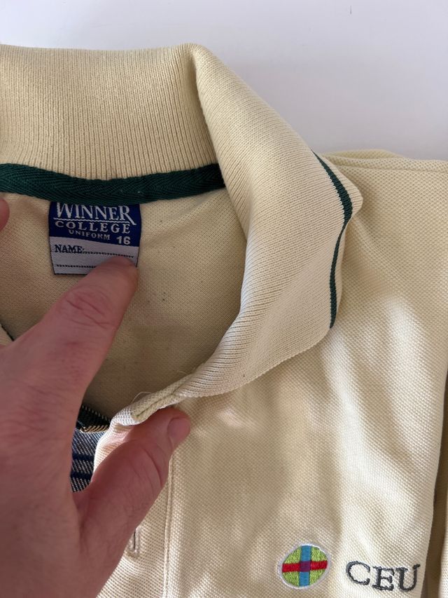 camisetas colegio CEU TALLA 16-18 años