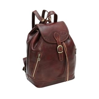 Mochila cuero pequeña Toscana 