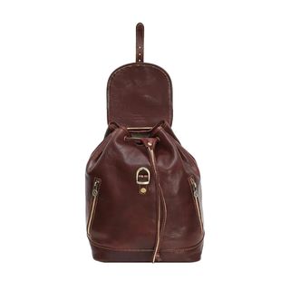 Mochila cuero pequeña Toscana 
