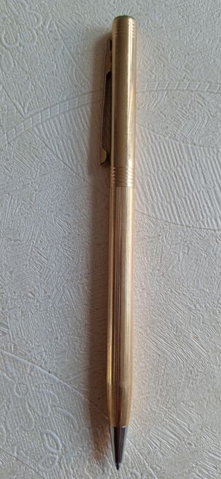 Bolígrafo ANSON USA 22 kgf. Baño de oro