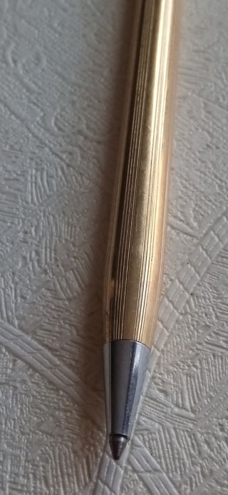 Bolígrafo ANSON USA 22 kgf. Baño de oro