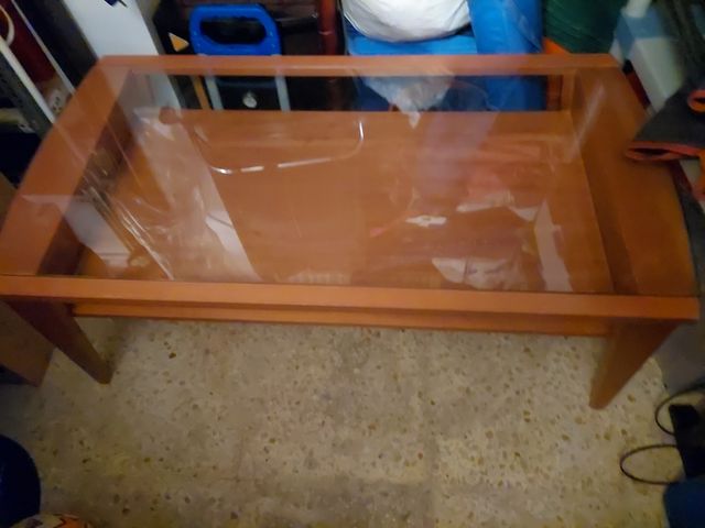 Mesa de comedor de estar con crital