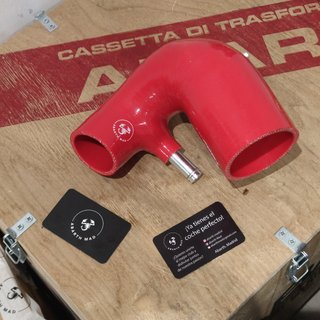 Abarth 1446 Turbo Manguito Garret Silicona ❤️⚫