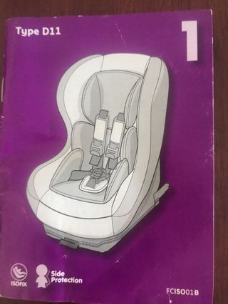 Silla de coche con anclaje isofix