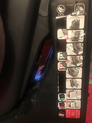 Silla de coche con anclaje isofix