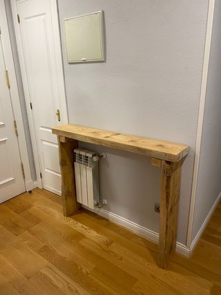 consola recibidor madera maciza