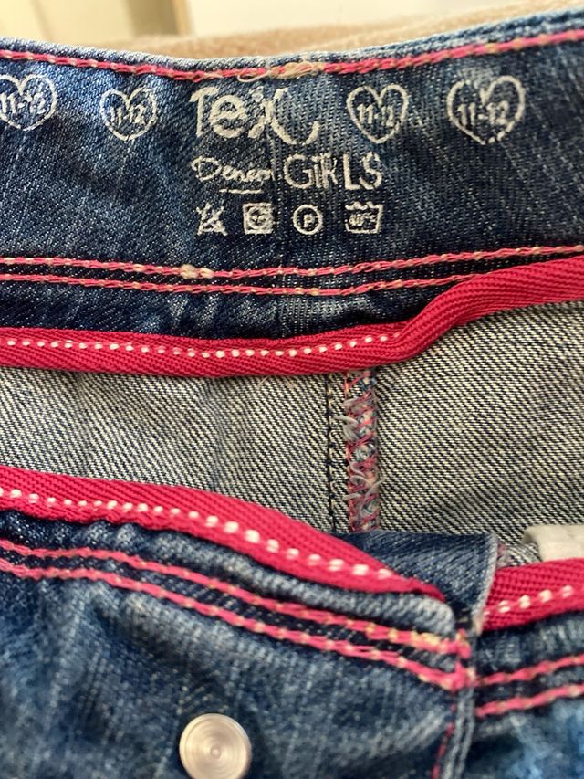 vaquera falda 11/12 años niña