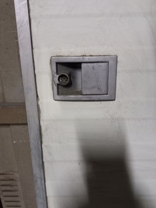 puerta de caravana plegable