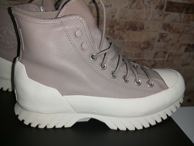 CONVERSE DE PIEL MARRON